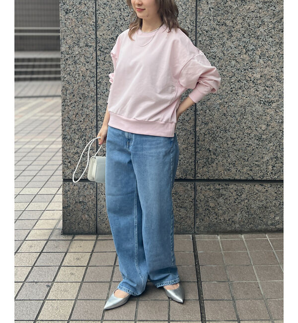 Rouge vif「【MICA&DEAL /マイカアンドディール】ルーズスリーブスウェット」|スウェット・ジャージ|