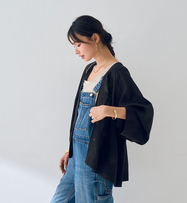 Rouge vif「はおりシアーシャツジャケット」|シャツ・ブラウス|