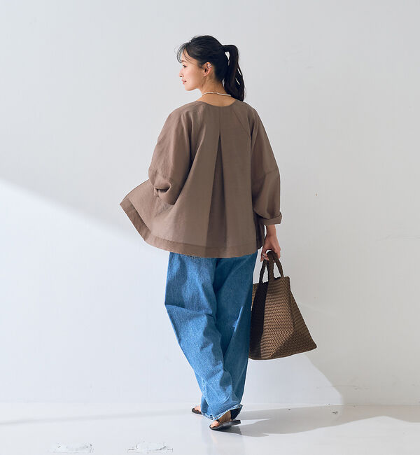 Rouge vif「はおりシアーシャツジャケット」|シャツ・ブラウス|