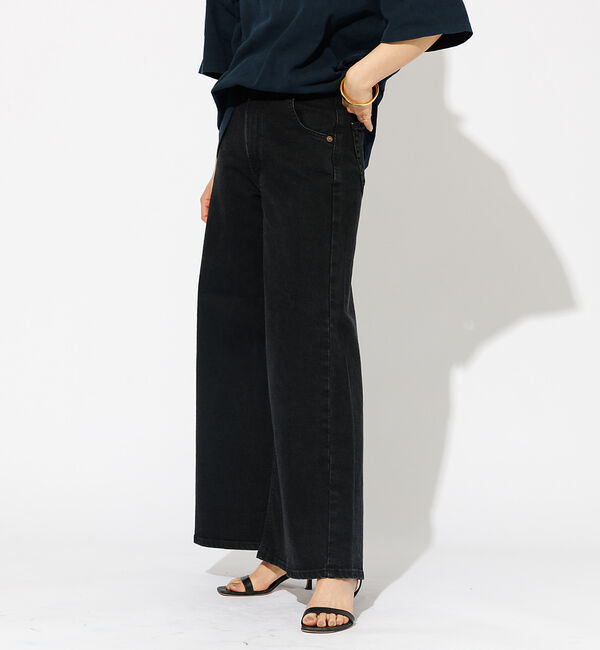 Rouge vif「【SOMETHING/サムシング】LISA / スーパーワイド / デニムパンツ」|デニム|