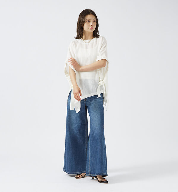 Rouge vif「【SOMETHING/サムシング】LISA / スーパーワイド / デニムパンツ」|デニム|