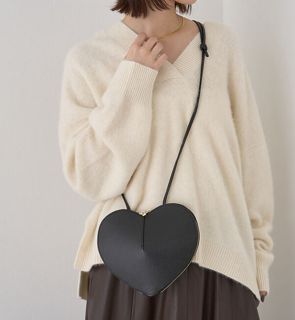 Rouge vif「【AULENTTI/オウレンティ】ハート型ポシェット【予約】」|ショルダー・メッセンジャー|