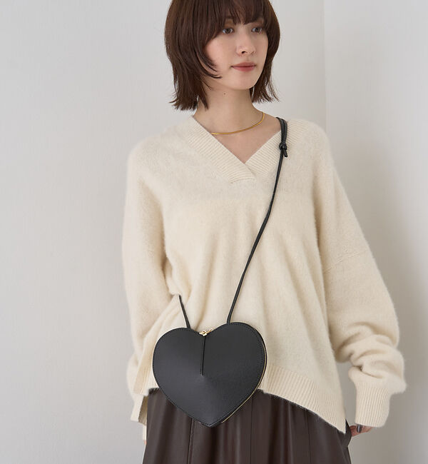 Rouge vif「【AULENTTI/オウレンティ】ハート型ポシェット【予約】」|ショルダー・メッセンジャー|