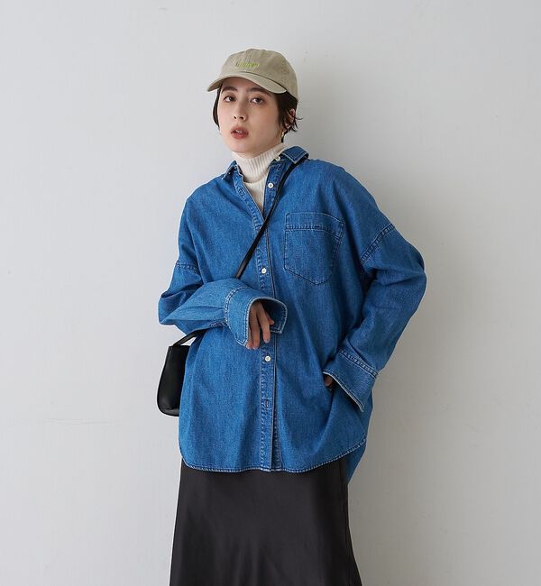 Rouge vif「防縮Wシアータートルリブニット」|ニット・セーター|