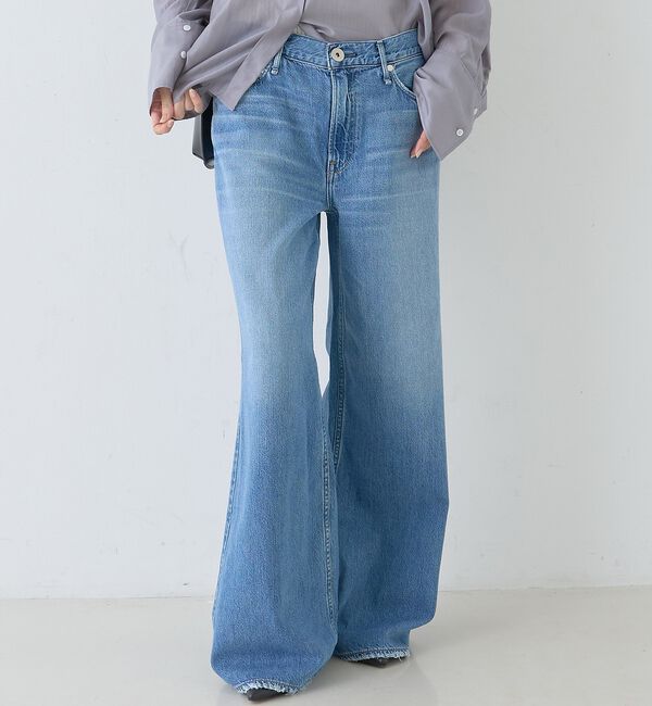 Rouge vif「【upper hights/アッパーハイツ】THE LAUREN フレアデニム」|デニム|