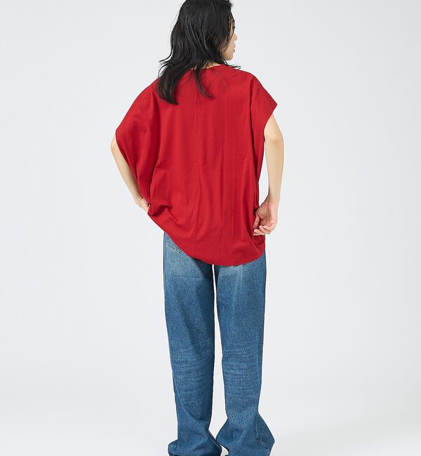 Rouge vif「【JOHNBULL/ジョンブル】フレンチスリーブT/JL262C05/シンプル【」|Tシャツ・カットソー|