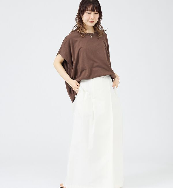 Rouge vif「【JOHNBULL/ジョンブル】フレンチスリーブT/JL262C05/シンプル【」|Tシャツ・カットソー|