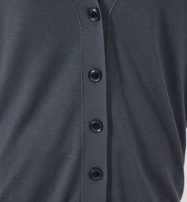 qualite「《アンサンブル対応》ウールハイゲージニットカーデ」|カーディガン|