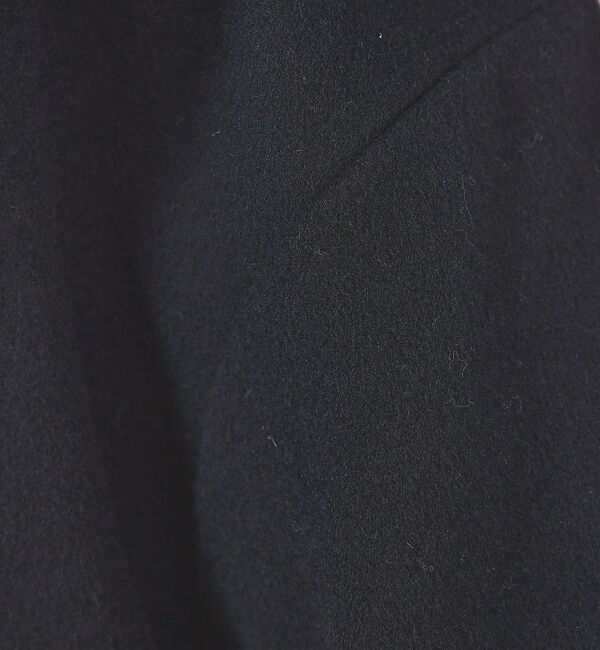 qualite「フーディーコート」|ノーカラーコート|