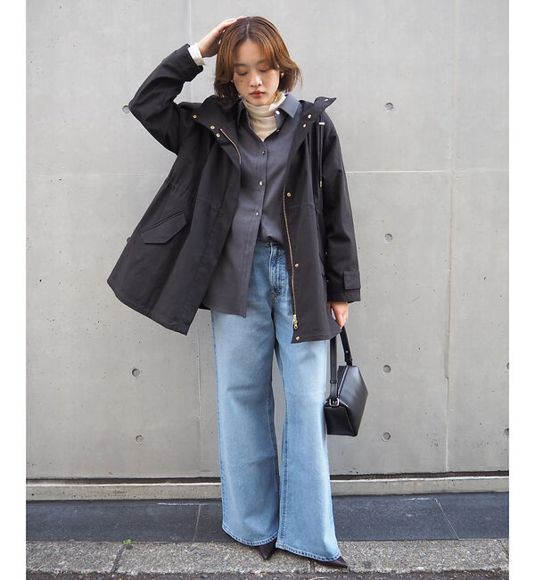 qualite「【万能の羽織りがアップデートして登場！】ダブルドロストマウンテンパーカ」|パーカー|