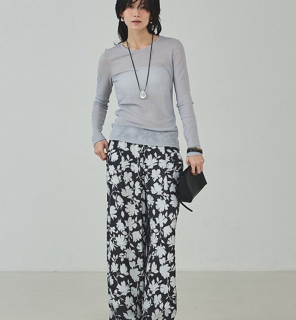 qualite「シアーテレコロングスリーブT【予約】」|Tシャツ・カットソー|