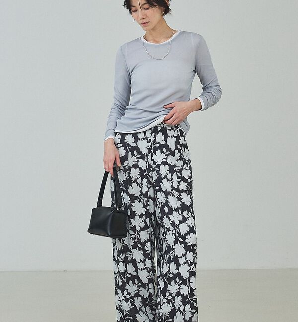 qualite「シアーテレコロングスリーブT【予約】」|Tシャツ・カットソー|