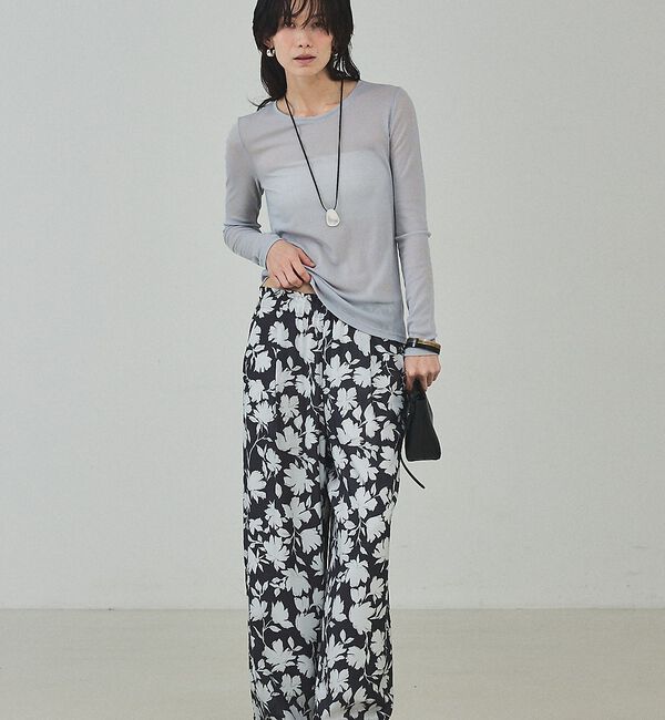 qualite「シアーテレコロングスリーブT【予約】」|Tシャツ・カットソー|