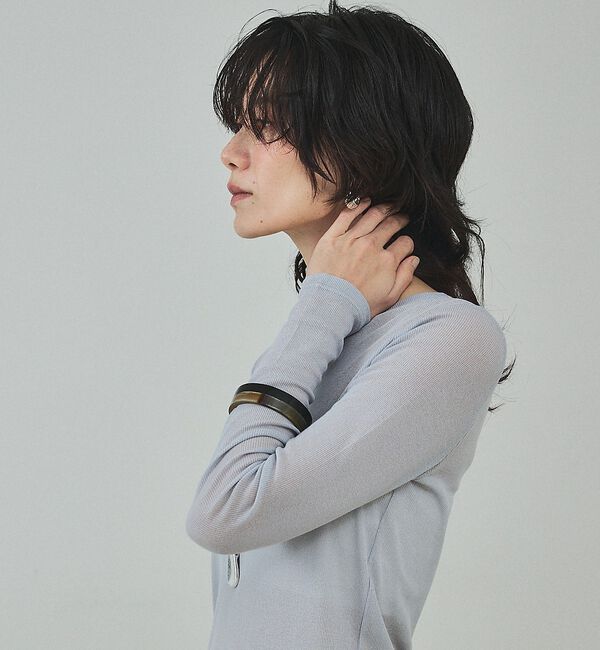 qualite「シアーテレコロングスリーブT【予約】」|Tシャツ・カットソー|