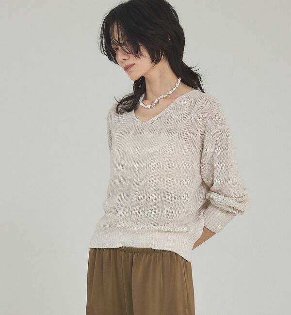 qualite「【大人の天然石】サザレスライドネックレス【予約】」|ネックレス|