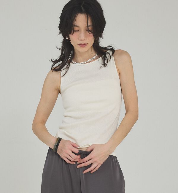 qualite「【大人の天然石】サザレスライドネックレス【予約】」|ネックレス|