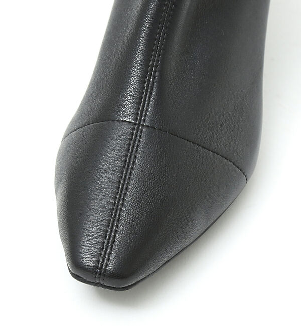 AU BANNISTER「【最高ブーツ/ 5cmヒール】ストレッチショートブーツ」|ショートブーツ|