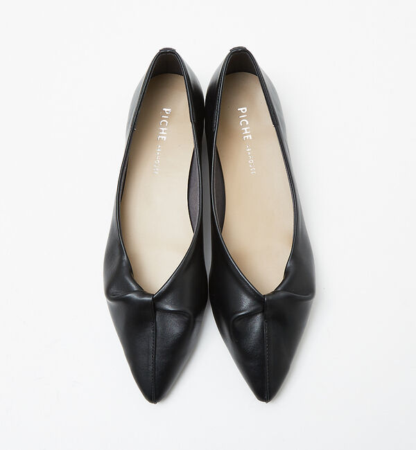 AU BANNISTER「【晴雨兼用】ツイストフラットパンプス」|レインシューズ|