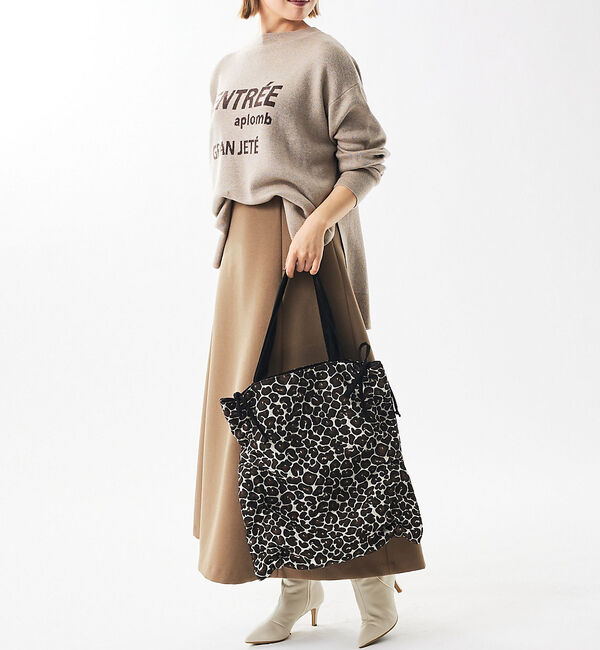 LOWELL things「SOEUR/シャーリングトート/A4/推し活/うちわもすっぽり」|トートバッグ|