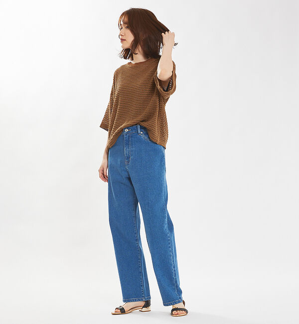 abahouse mavie「メッシュレースプルオーバー」|Tシャツ・カットソー|