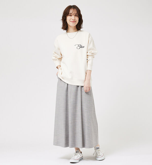 abahouse mavie「シルキーダンボールロゴプルオーバー」|スウェット・ジャージ|