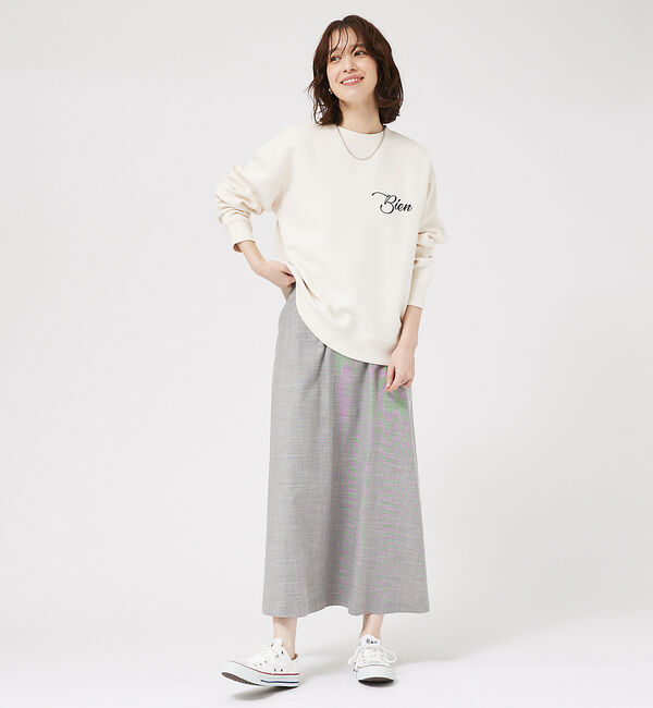 abahouse mavie「シルキーダンボールロゴプルオーバー」|スウェット・ジャージ|