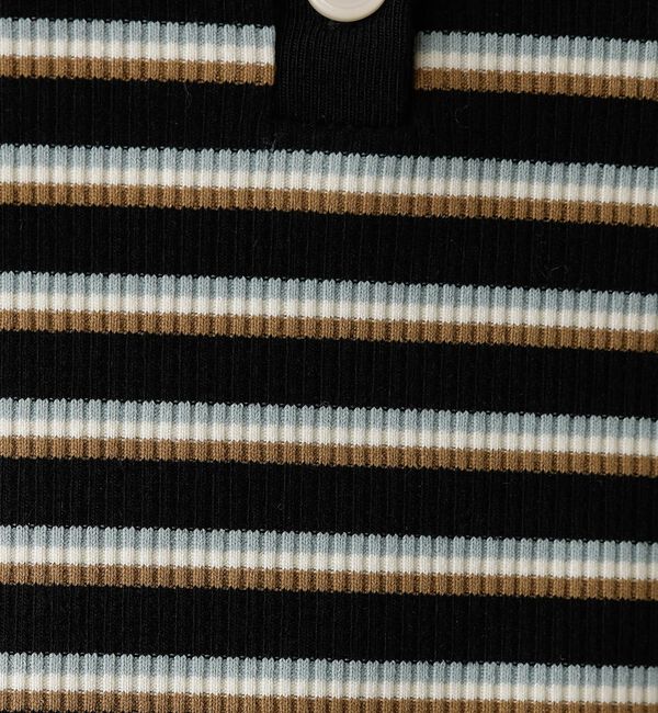 abahouse mavie「ボーダーヘンリーネックプルオーバー【予約】」|Tシャツ・カットソー|