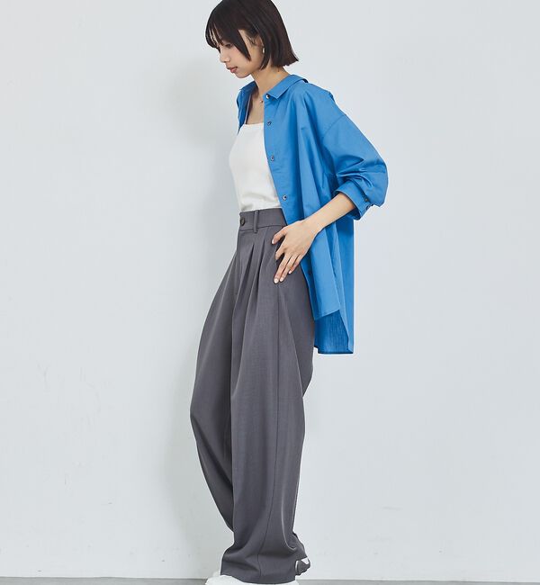 abahouse mavie「【定番】スタンダードシャツ/春服/羽織り/レイヤード/着回し【予約】」|シャツ・ブラウス|