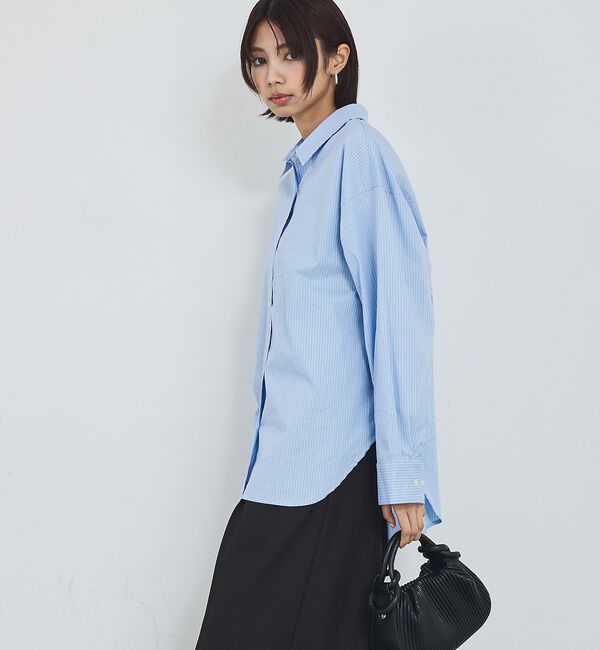 abahouse mavie「【定番】スタンダードシャツ/春服/羽織り/レイヤード/着回し【予約】」|シャツ・ブラウス|