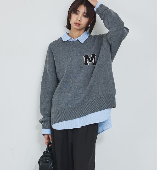 abahouse mavie「【定番】スタンダードシャツ/春服/羽織り/レイヤード/着回し【予約】」|シャツ・ブラウス|