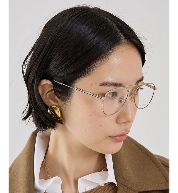 The Store by C' 「【BOTTEGA VENETA】BV1340OK／メガネ」|メガネ|ゴールド