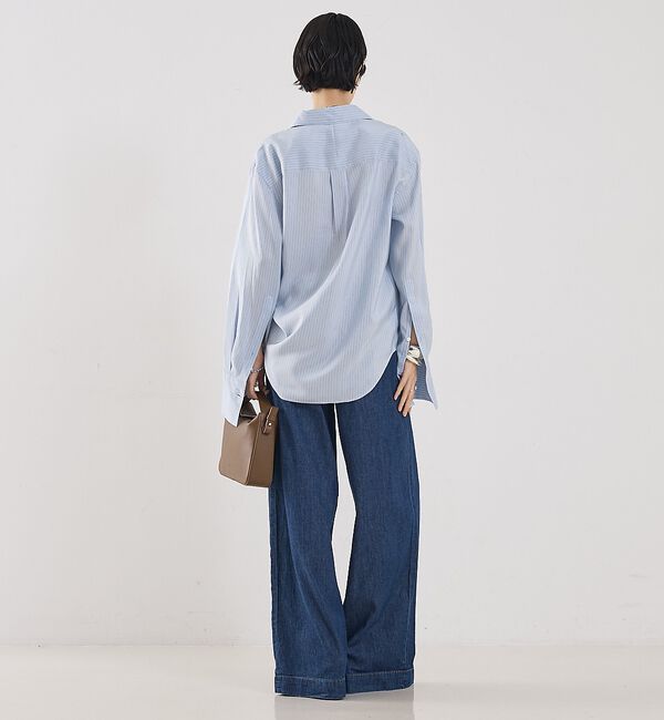 The Store by C' 「【TWP】Hudson St. PANT／ワイドデニムパンツ」|デニム|