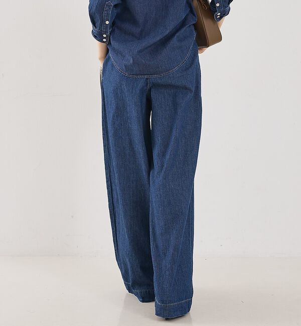 The Store by C' 「【TWP】Hudson St. PANT／ワイドデニムパンツ」|デニム|