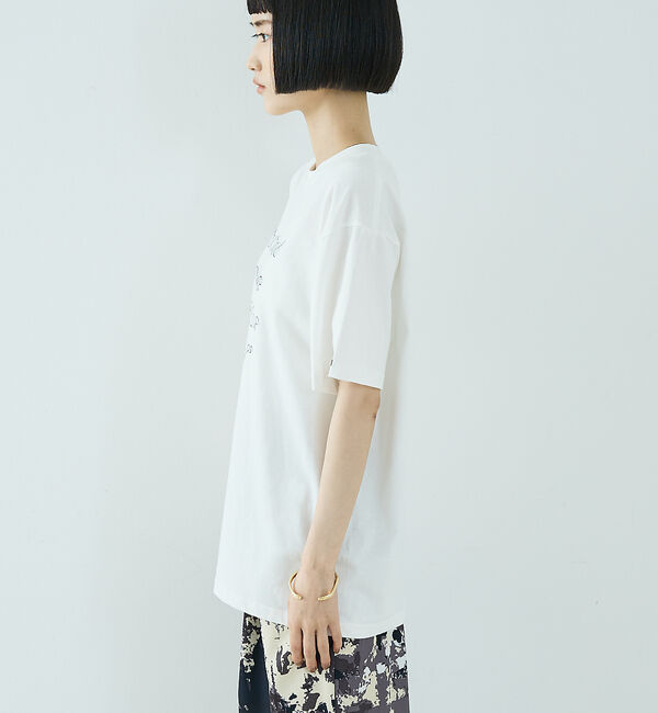 NOMINE「【ユニセックス】刺繍 ロゴ Tシャツ」|Tシャツ・カットソー|