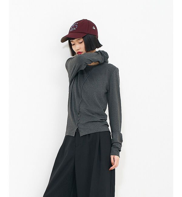 NOMINE「フロントラインスリット ロンT」|Tシャツ・カットソー|