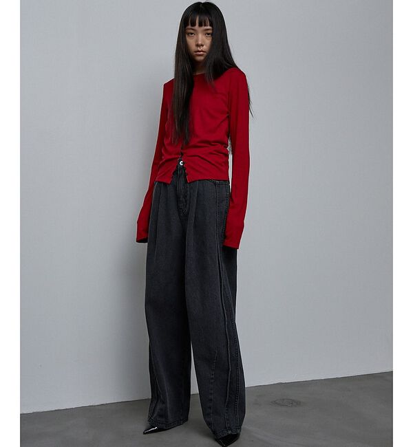 NOMINE「フロントラインスリット ロンT」|Tシャツ・カットソー|