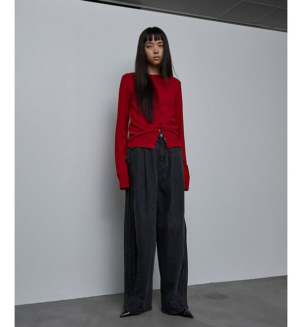 NOMINE「フロントラインスリット ロンT」|Tシャツ・カットソー|