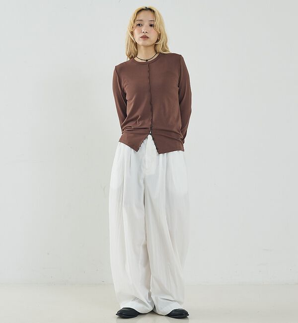 NOMINE「フロントラインスリット ロンT」|Tシャツ・カットソー|