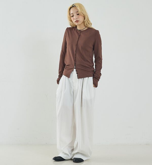 NOMINE「フロントラインスリット ロンT」|Tシャツ・カットソー|