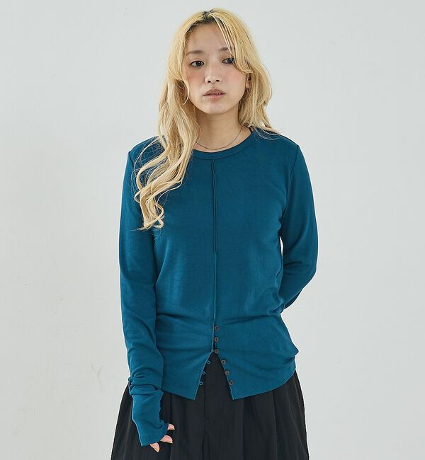 NOMINE「フロントラインスリット ロンT」|Tシャツ・カットソー|