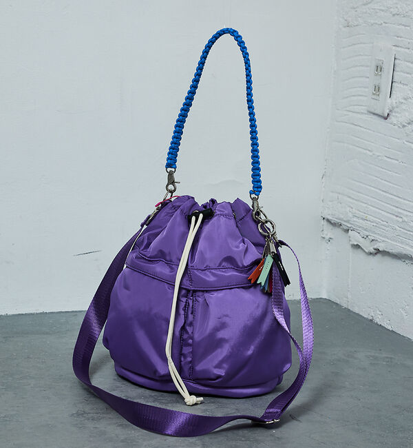 NOMINE「【cheek】kinchakucode 2WAY コードハンドル 巾着 トートバ」|ショルダー・メッセンジャー|