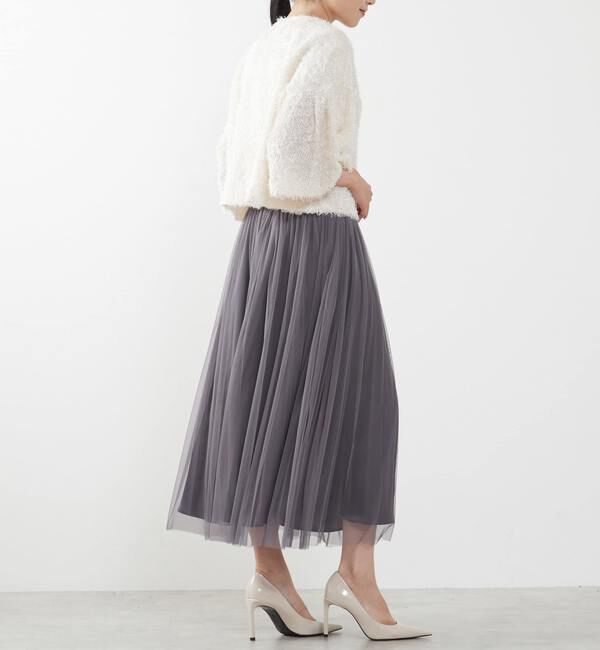 TIARA「チュールギャザースカート」|スカート|