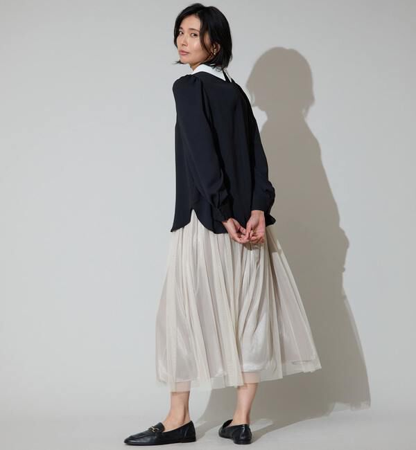 TIARA「チュールギャザースカート」|スカート|