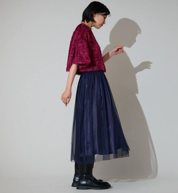 TIARA「チュールギャザースカート」|スカート|