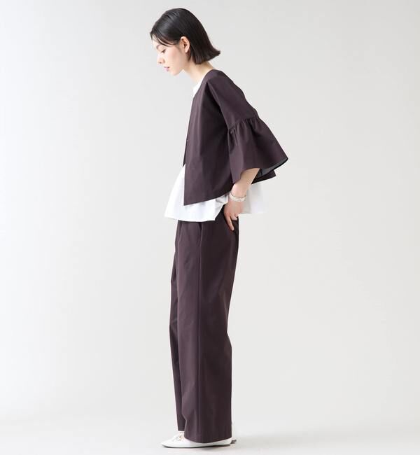 TIARA「《定番》ベルスリーブブラウスジャケット（セットアップ可）」|シャツ・ブラウス|