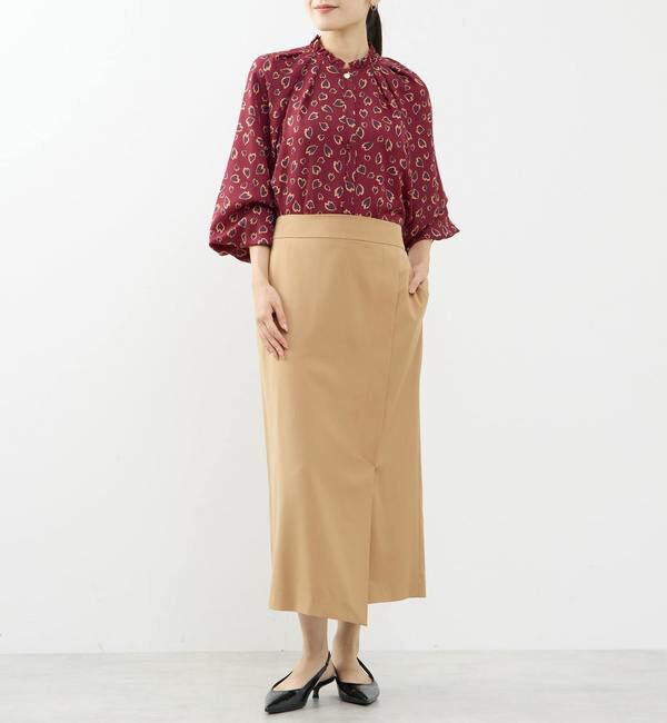 TIARA「リボンラップタイトスカート」|スカート|