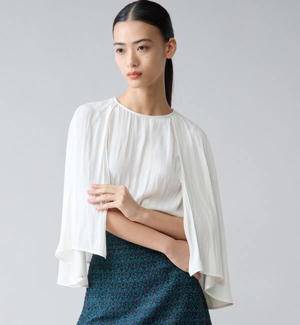 TIARA「ケープブラウス」|シャツ・ブラウス|