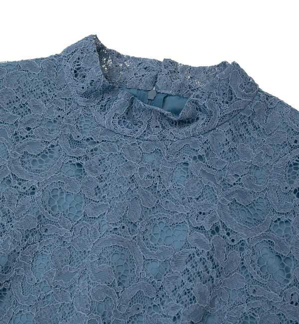 TIARA「ハイネックレースブラウス」|シャツ・ブラウス|
