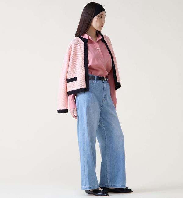 TIARA「ジオモチーフニットジャケット」|カーディガン|