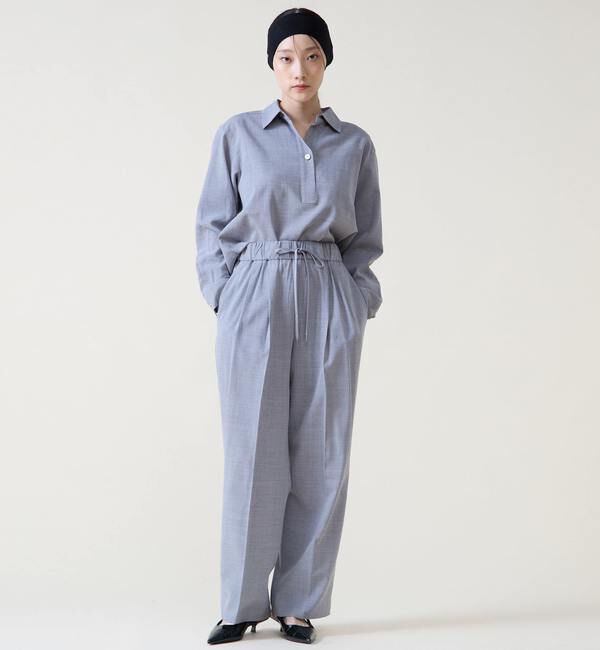 TIARA「2タックイージーパンツ」|スラックス|